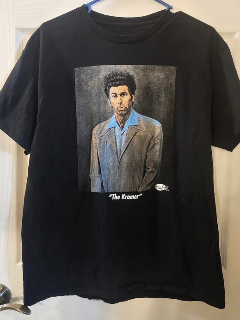 Seinfeld The Kramer Graphic Tee in Black Size Large
